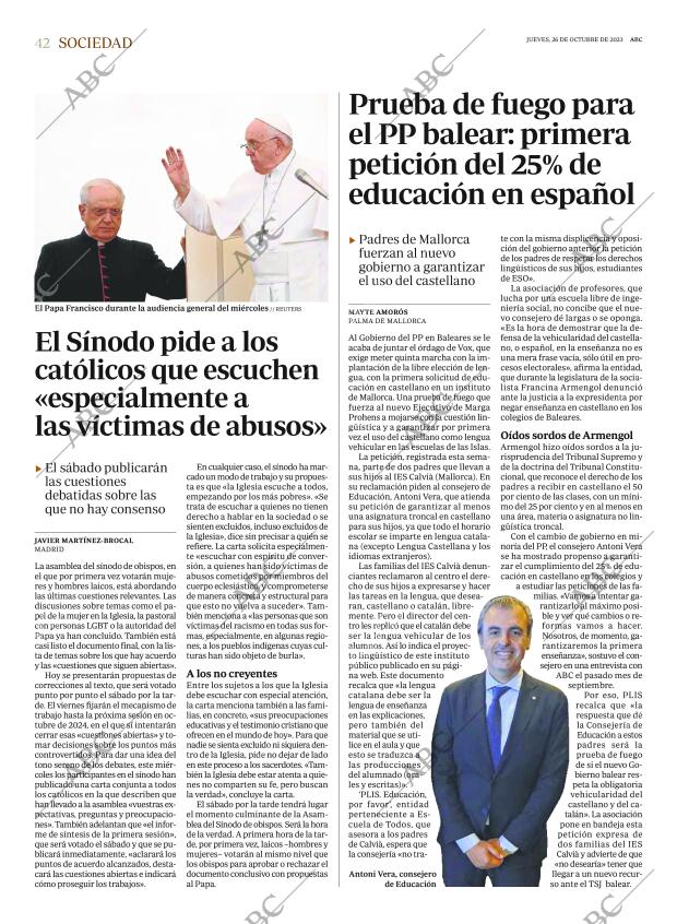 ABC MADRID 26-10-2023 página 42