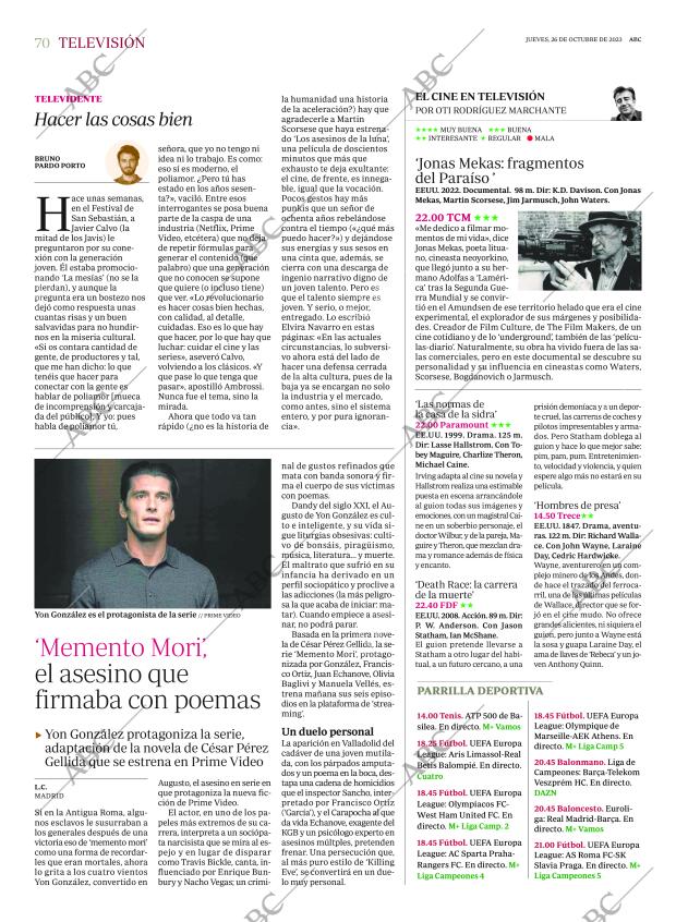 ABC MADRID 26-10-2023 página 70