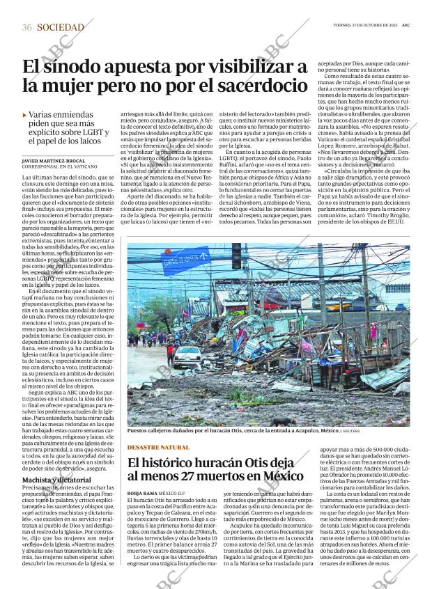 ABC MADRID 27-10-2023 página 36