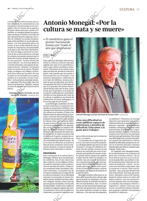 ABC MADRID 27-10-2023 página 39