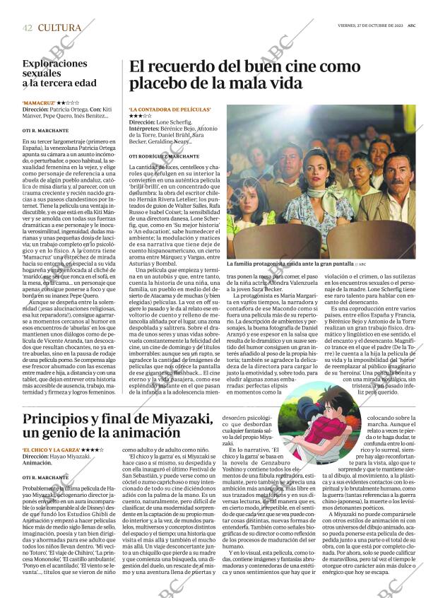 ABC MADRID 27-10-2023 página 42