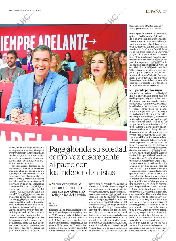 ABC MADRID 29-10-2023 página 27