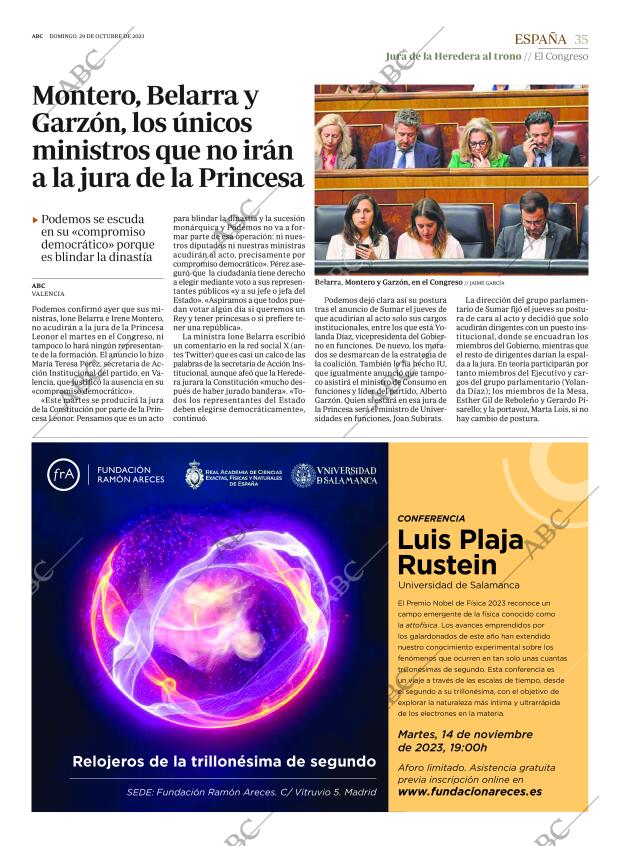 ABC MADRID 29-10-2023 página 35