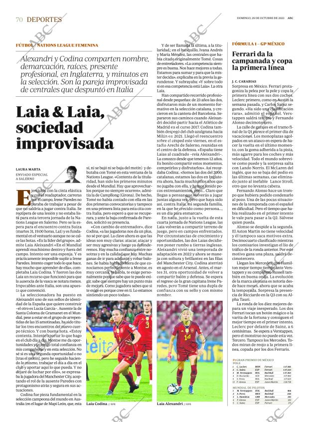 ABC MADRID 29-10-2023 página 70