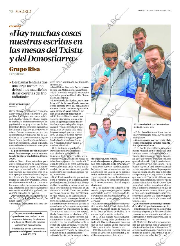 ABC MADRID 29-10-2023 página 78