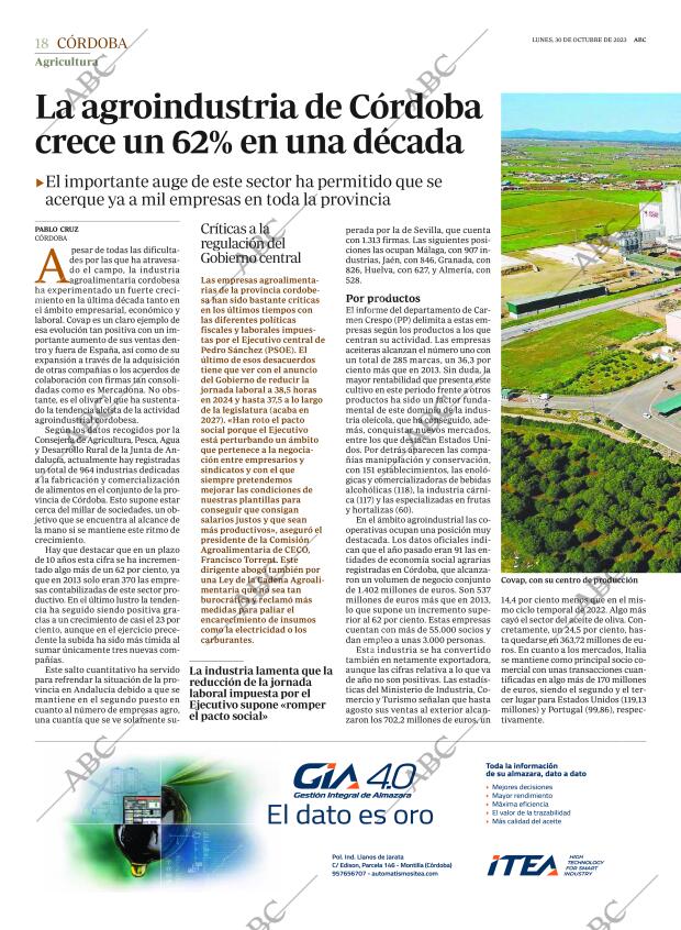 ABC CORDOBA 30-10-2023 página 18