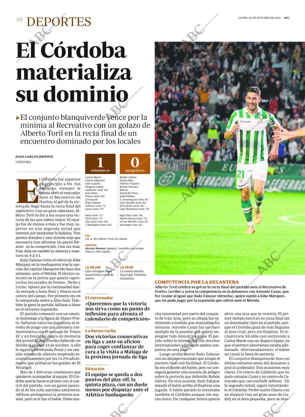 ABC CORDOBA 30-10-2023 página 48