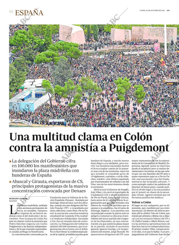 ABC MADRID 30-10-2023 página 14