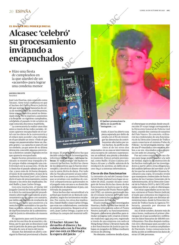 ABC MADRID 30-10-2023 página 20