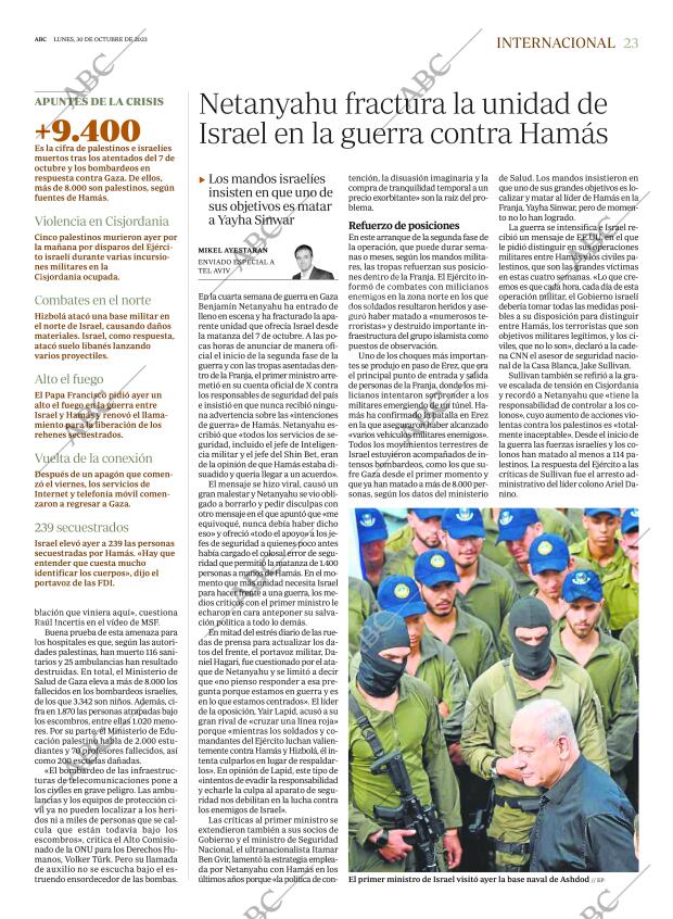 ABC MADRID 30-10-2023 página 23