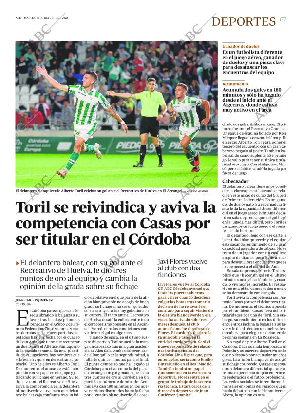 ABC CORDOBA 31-10-2023 página 67