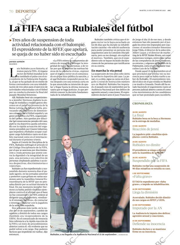 ABC CORDOBA 31-10-2023 página 70