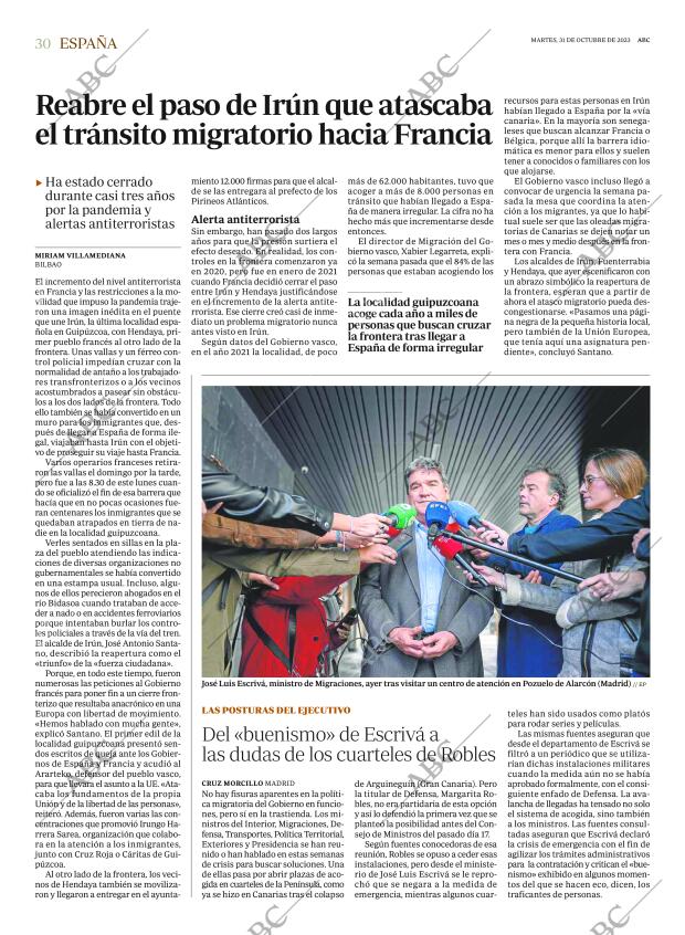 ABC MADRID 31-10-2023 página 30