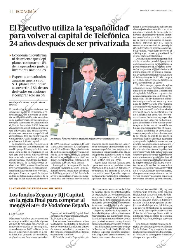 ABC MADRID 31-10-2023 página 44