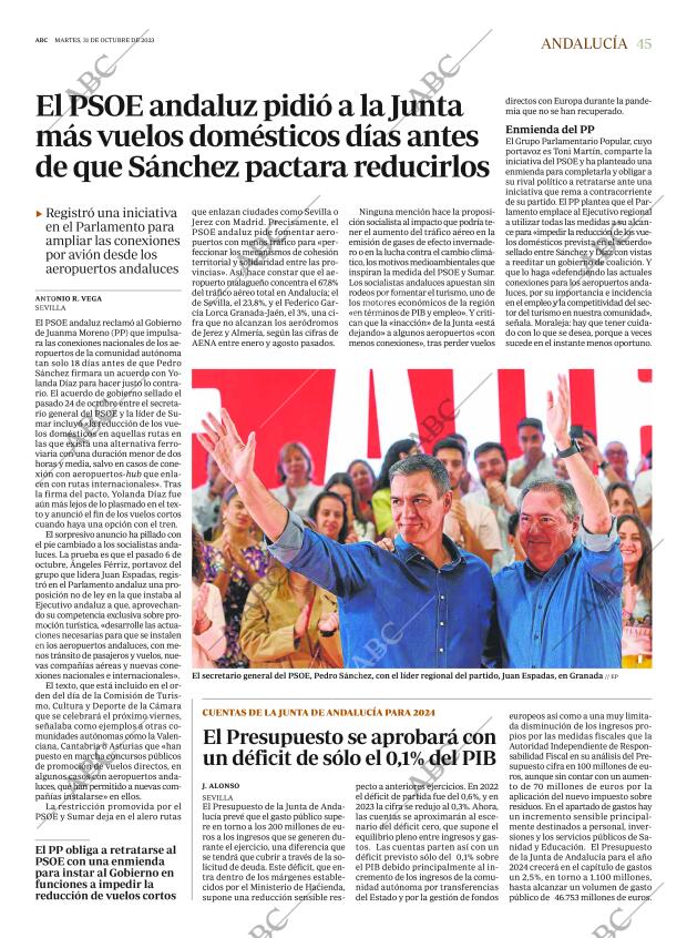 ABC SEVILLA 31-10-2023 página 45