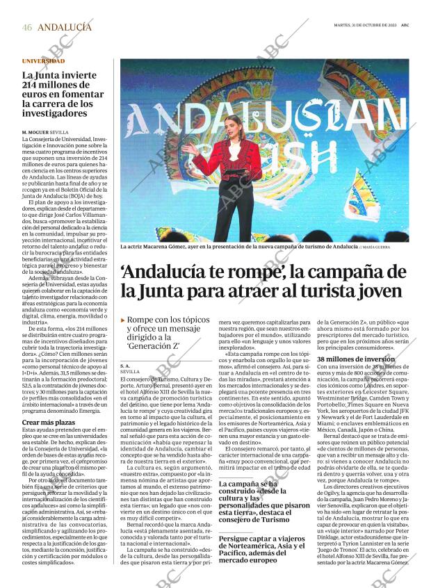 ABC SEVILLA 31-10-2023 página 46