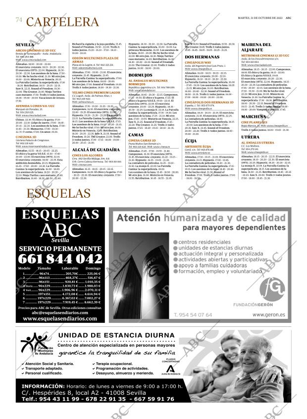 ABC SEVILLA 31-10-2023 página 74