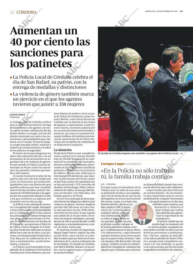 ABC CORDOBA 01-11-2023 página 22