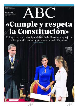 ABC MADRID 01-11-2023 página 1