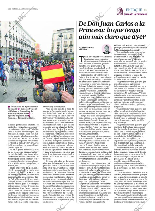 ABC MADRID 01-11-2023 página 15