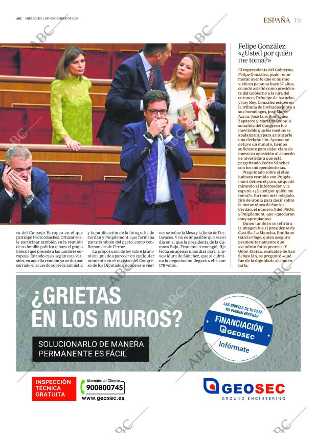 ABC MADRID 01-11-2023 página 19
