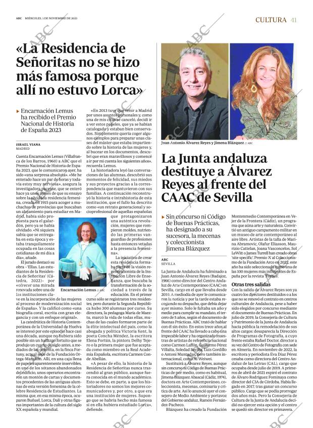 ABC MADRID 01-11-2023 página 41