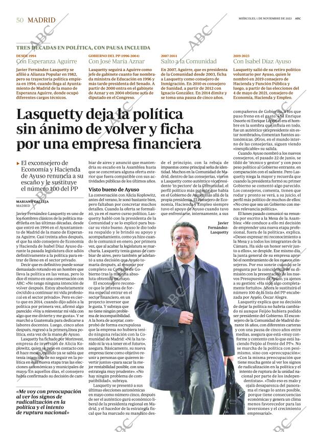 ABC MADRID 01-11-2023 página 50