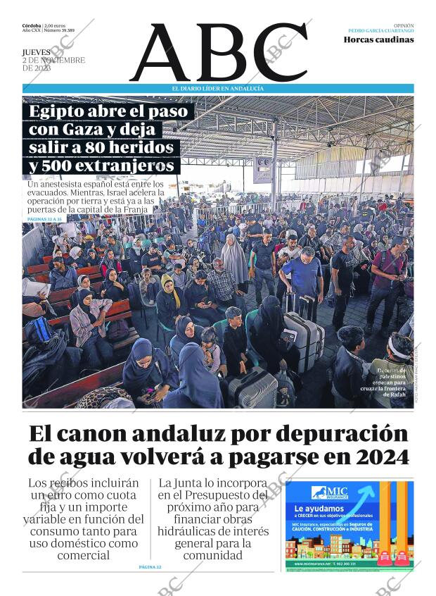 ABC CORDOBA 02-11-2023 página 1
