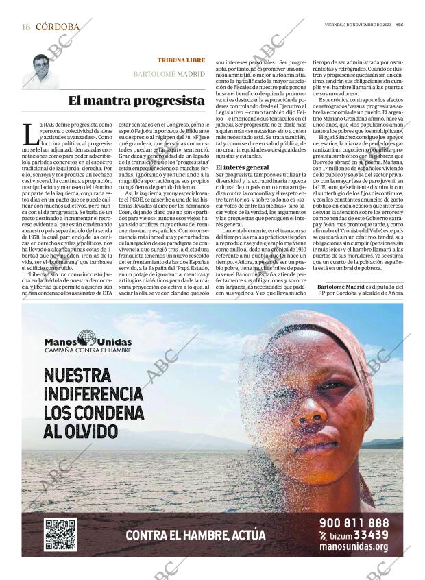 ABC CORDOBA 03-11-2023 página 18