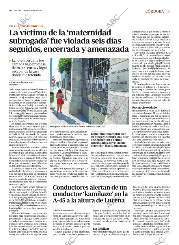 ABC CORDOBA 04-11-2023 página 19
