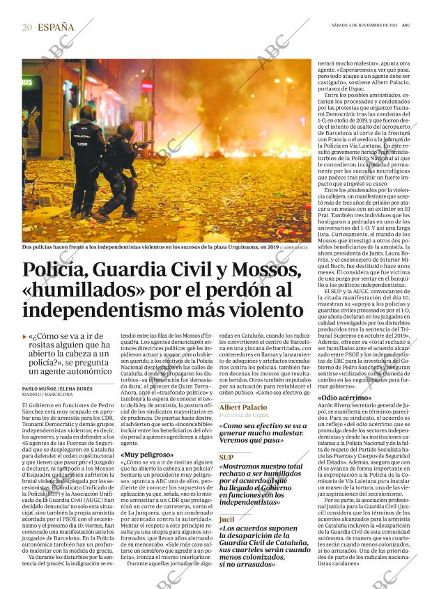 ABC MADRID 04-11-2023 página 20