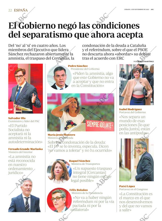 ABC MADRID 04-11-2023 página 22