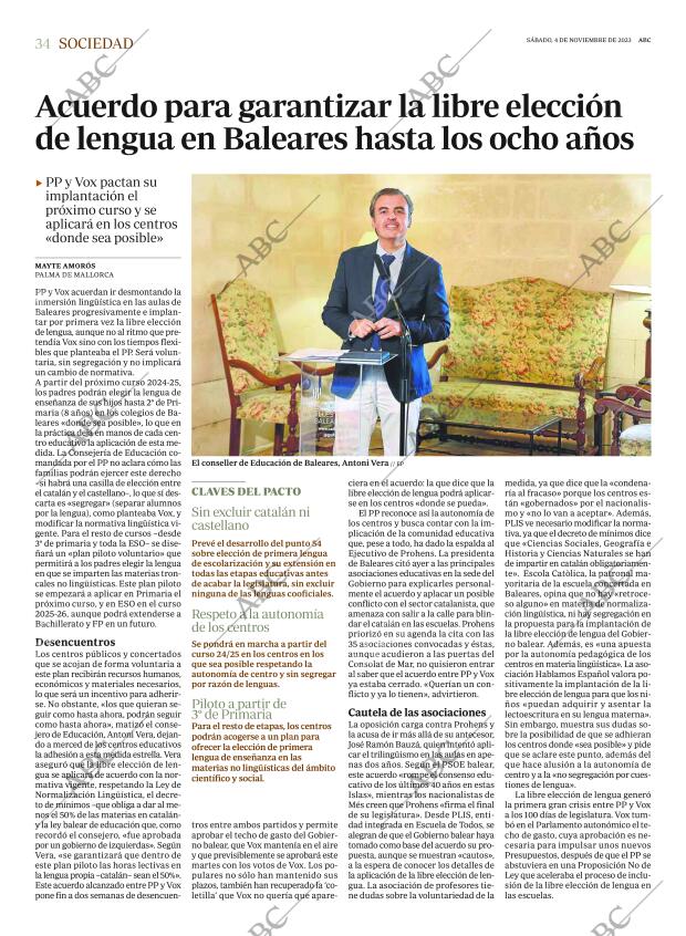 ABC MADRID 04-11-2023 página 34