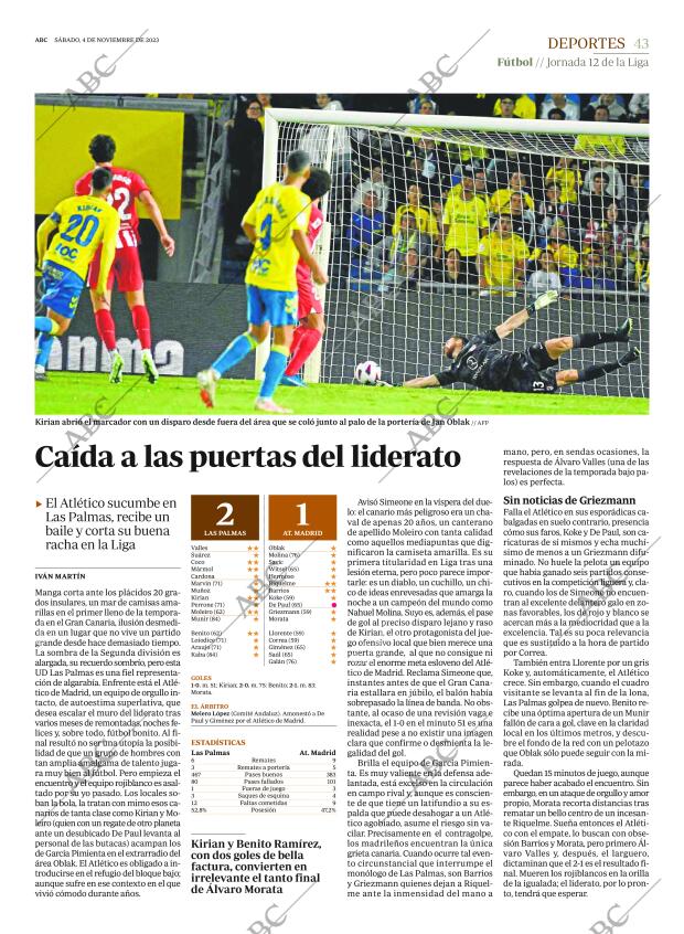ABC MADRID 04-11-2023 página 43