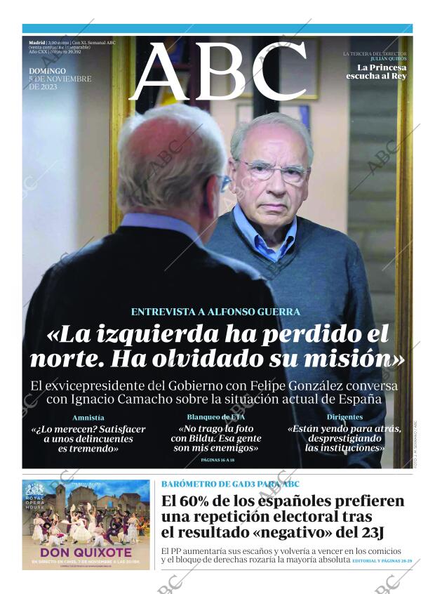 ABC MADRID 05-11-2023 página 1