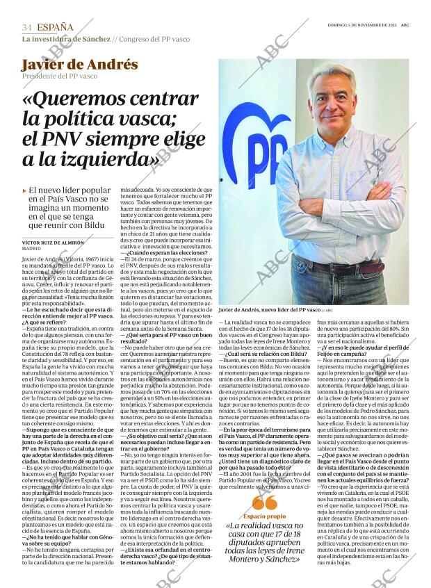 ABC MADRID 05-11-2023 página 34