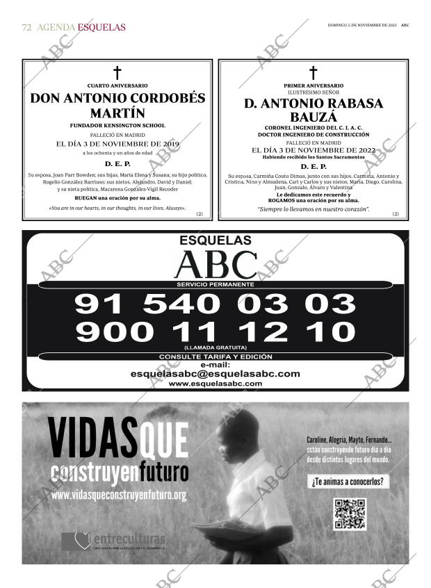 ABC MADRID 05-11-2023 página 72