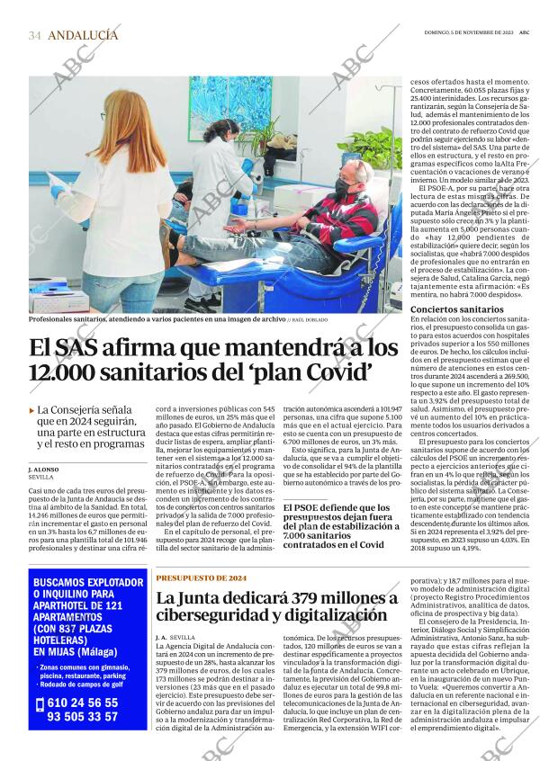 ABC SEVILLA 05-11-2023 página 34