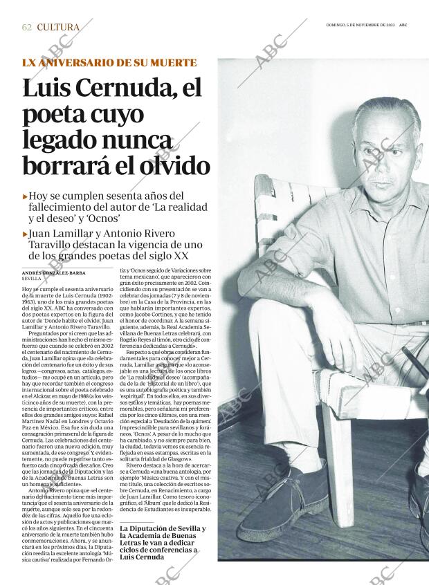 ABC SEVILLA 05-11-2023 página 62