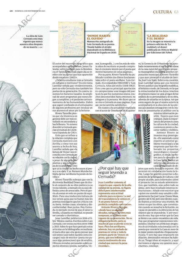 ABC SEVILLA 05-11-2023 página 63