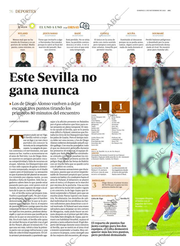 ABC SEVILLA 05-11-2023 página 76