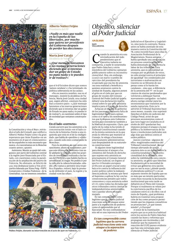 ABC MADRID 06-11-2023 página 17