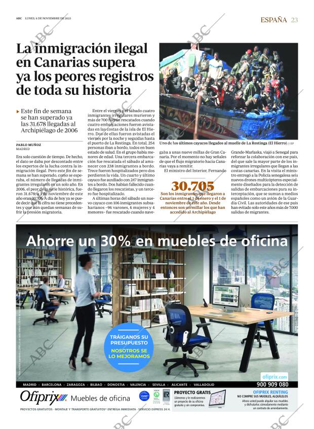 ABC MADRID 06-11-2023 página 23