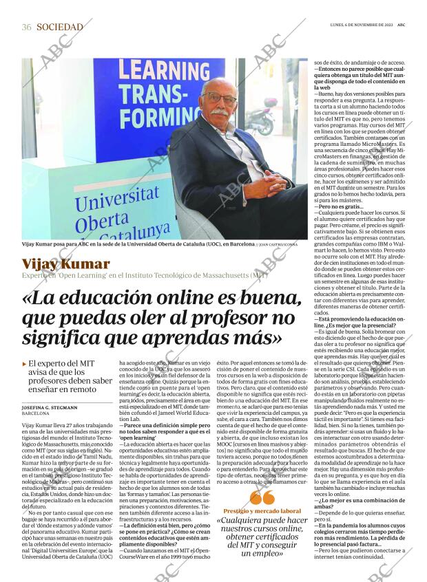 ABC MADRID 06-11-2023 página 36