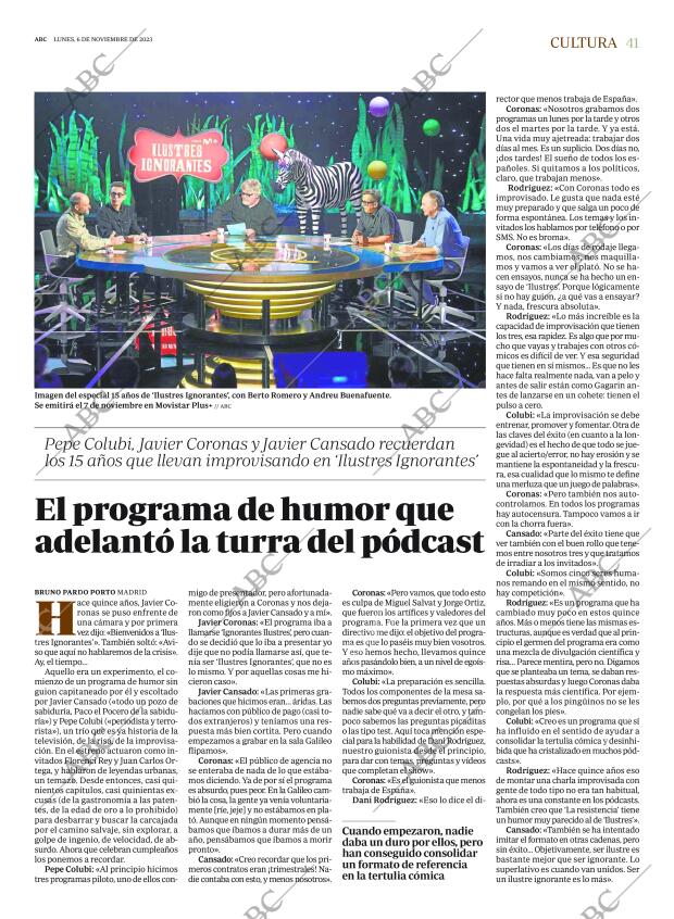 ABC MADRID 06-11-2023 página 41