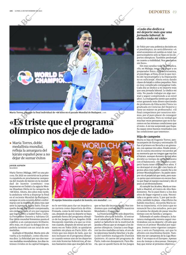 ABC MADRID 06-11-2023 página 49