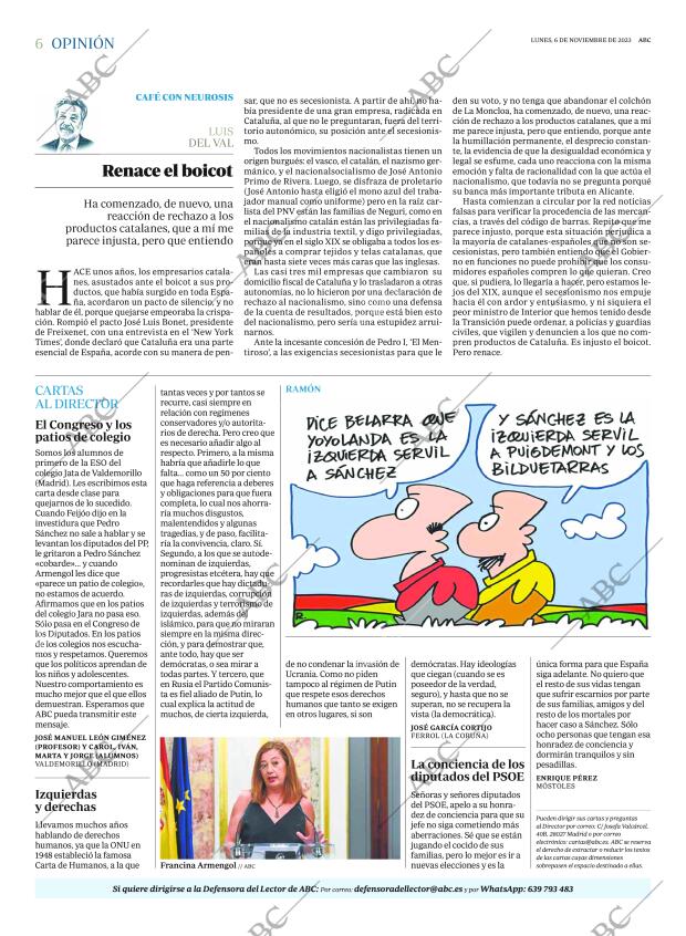 ABC MADRID 06-11-2023 página 6