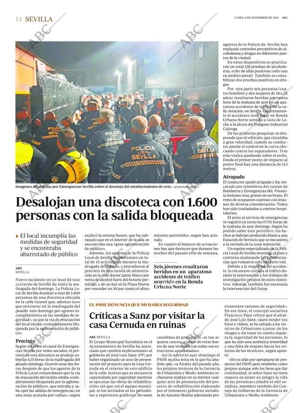 ABC SEVILLA 06-11-2023 página 14