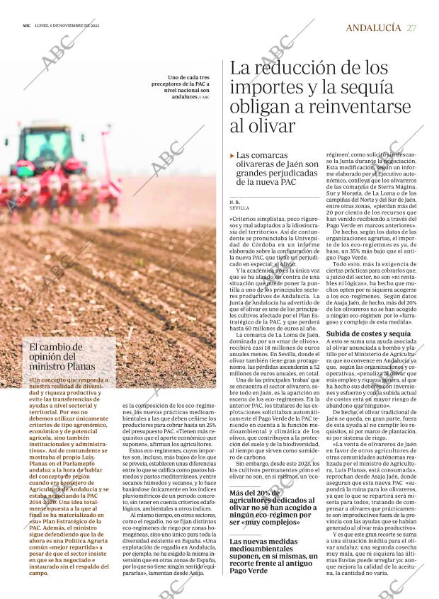 ABC SEVILLA 06-11-2023 página 27