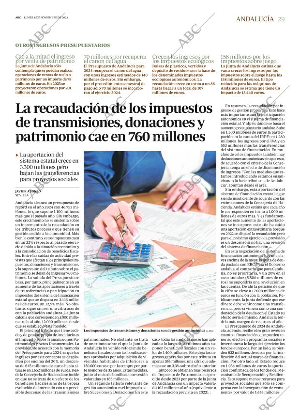 ABC SEVILLA 06-11-2023 página 29